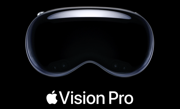 Screenshot of the Vision Pro homepage on apple.com